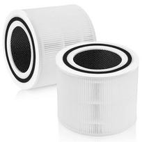2 paketų pakaitinis filtras, skirtas LEVOIT Core 300 300S VortexAir 3-in-1 aktyvuotos anglies branduolio 300 filtras, dalis Core 300-RF CHINA white