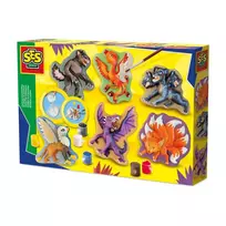 Gipso liejimo ir dažymo rinkinys SES Creative Mythical Creatures 01404