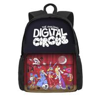 The Amazing Digital Circus School Bag For Boys And Girls Breathable And Durable 3rd-4th Grade Trendy And Cool Style Polyester Material Style H black
