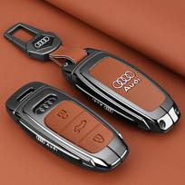 Audi 8P Odinis Raktų Dėklas Korpuso Sagtis Automobilio Raktų Dangtelis Audi A3 A4 B9 A6 A7 4K A8 E-tron Q5 Q8 C8 D5 SQ8 Automobilio Nuotolinio Valdymo Pulto Korpusas black