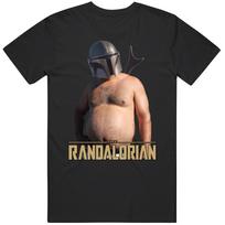 The Randalorian Funny Parody Mandalorian Boys T Shirt L beige
