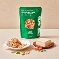 [GUTFLEX] Tofu Snack 50g Korean Oven Baked Protein Dietary Fiber Snack 5 Flavors Almond Oat Brown Rice Black Sesame Seaweed Almond green