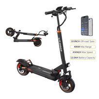 Foldable Electric Scooter LIT-GOGO M4 800W 10  Off-Road Tires Dual Suspension