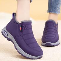 Warm Plush Women Winter Boots Non-slip Sole Casual Outdoor Walking Footwear for Cold Weather High Quality Fur Shoes for Couples 36