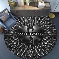 Wu‑Tang Clan,Round Area Rug,Carpet Rug for Living Room Bedroom Sofa Playroom Decor,Non-slip Floor Mat 80cmx80cm