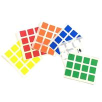 Aukštos Kokybės Pakeičiamas Ryškios Spalvos 3x3 Greičio Kubo Lipdukas Cubo Magico Žaislas Vaikams Suaugusiems Dovana Vaikams 3x3x3 Lipdukai multi