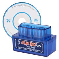 ELM327 Bluetooth V1.5 OBD2 Scanner, Dual Mode Code Reader OBD2 Interface Adapter, Car Fault Detector for IOS & Android, Auto Diagnostic Tools mėlyna