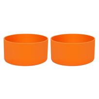 8.5cm Silicone Water Bottle Boot Anti-Slip Protective Sleeve Bottom Cover Protective Bottom Base for Owala 32oz Water Bottle orange