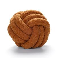 Moderni minimalistinė megzta pagalvė su avies vilnos užvalkalu namų dekoravimui ir sofos komfortui Caramel,22cm