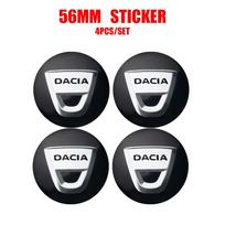 56/60MM 4 vnt. Automobilio ratų centrinių dangtelių logotipų dangteliai Emblemos lipdukai Renault Dacia Captur Megane Clio Arkana Line Koleos Kwid black