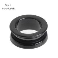 SIC Great Ceramic Fishing Line Roller Fishing Reel Accessory Spinning Fishing Reel Accessory Size 1 - 9.7 X7 X4.8mm gray