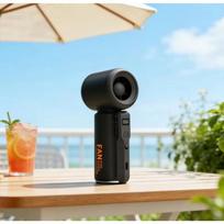 Mini Powerful High-Speed Handheld Fan 100-Speed Continuous Adjustment 3000mAh Battery Long-lasting Cooling for Travel/Work/Study