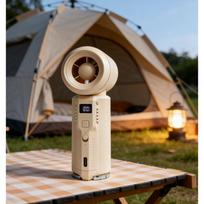 Mini Powerful High-Speed Handheld Fan 100-Speed Continuous Adjustment 3000mAh Battery Long-lasting Cooling for Travel/Work/Study