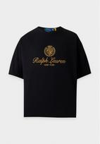 Polo Ralph Lauren Marškinėliai medaus spalva / juoda