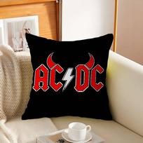 Muzika Menas A-ACDC Pagalvės Dovanos Namų Biuro Baldai Miegamojo Sofa Automobilio Pagalvės Užvalkalas Dėklas 45x45cm 16x16Inch white