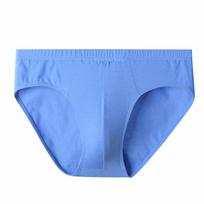 Vyriški apatiniai medvilniniai trikampio formos apatiniai vyrams vidutinio juosmens vasariniai kvėpuojantys seksualūs apatiniai 3XL blue