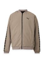 PUMA Demisezoninė striukė smėlio spalva / juoda