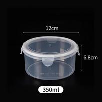 PP Bento Box Food Container Picnic Snack Meal Kitchen Food Storage Container Food Box for Kids Refrigerator Organizer Box gray