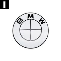 For BMW M X1 X3 82mm 74mm ABS Hood Trunk Emblem Badge 2-Pin Replacement For BMW E46 E90 F30 F10 E60 X3 X5 1 3 5 7 Series Auto Tuning Accessory JN9 1Pc 82mm