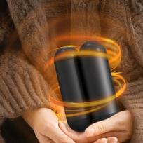 Two-in-one magnetic hand warmer, USB portable hand warmer, detachable pocket heater, ideal tech gift for everyday outdoor use.