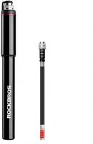 RockBros Mini pompka rowerowa Rockbros SMART-B 150 PSI do wentyli Presta i Schrader - czarna