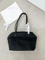 High-end Custom Row Henri Bag, TR Cowhide Commuter Tote Bag, Genuine Leather Large-Capacity Shoulder Bag with Long Strap juoda