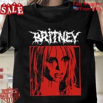 Britney Spears Gift For Fans Unisex All Size Shirt S red