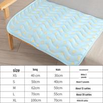 2025 Summer Cooling Mat: Breathable Ice Silk Pad for Bichon Dogs XXX-Small gray