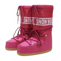 Winter Boots Women Snow Boots Mid-calf Cold-proof Antiskid Thicken Plush Waterproof Thick Platform Space Ski Boots Size 35-43 42 brown
