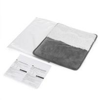 Xiaomi9-gear Electric Foot Heating Pad Portable Winter Soft Plush Washable Foot Warmer 4 Timer Heater Foot Warming Mat for Home Office white