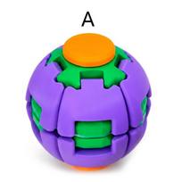 3D Printed Fidget Spinner Ball Press  Spin Stress Relief Toy Squeeze Deformable Fingertip Gyro Mini Portable Anxiety Relief Toy green