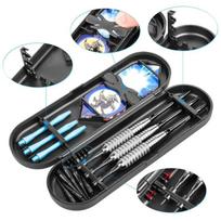 1Pc Darts Bag Organizer Tip Holder Shafts Carrying Cases Accessories Carry Pouch Empty Bag Darts Container For Home Outdoor A1 gray