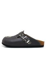 Goby Klumpės 'Women Calceo Black and Beige Clogs CAL5422 with cat design' mišrios spalvos