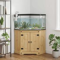Akvariumo stovas CORONA Rudo medžio spalvos 70 x 70 x 73 cm 300 kg