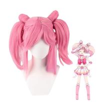 Anime Super Jūreivė Chibi Mėnulis Mažoji Dama Serenity Cosplay Kostiumas Suknelė Kaspinai pirštinės sagė lankelis Mažajai Dame Suaugusiems Plius S XXXL pink