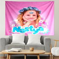 Like-Nastya Print Tapestry, Backdrop, Easy Setup, Ideal for Bedroom, Office & Living Room, with Aesthetic Wall Hanging Decor. 150cmx200cm