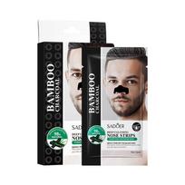 SADOER Bamboo Charcoal Deep Cleansing Nose Strips for Blackhead Removal white