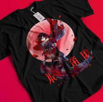 RWBY marškinėliai Ruby Rose marškinėliai Blake Belladona marškinėliai Yang Xiao marškinėliai Weiss Schnee BB716 L brown