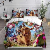 Arcane Anime 3D Bedding Set Duvet Cover Set Gift for Your Friends Bed Linen Twin Full Queen King Bedding Comforter Sets Arcane Eutwin135x200cm white