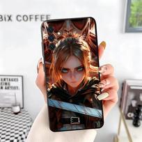 A-Attack On T-Titan Mikasa Soft Phone Case for Samsung A17 A37 A57 A16 A26 A36 A56 A15 A25 A35 A55 A14 A24 A34 A54 A13 A23 A33 A Samsung A22 4G brown