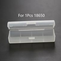 Hard Plastic 18650 Battery Storage Boxes Case Holder With Clip For 1/2/4/8x 18650 4x16340 Rechargeable Battery Waterproof Cases gray