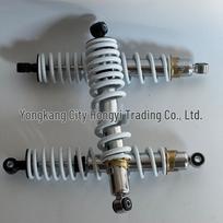 ATV Go-Kart Front Shock Absorber: Thickened, Anti-Shock, Heavy-Duty Spring for Beach and Off-Road Vehicles Hongyi gray