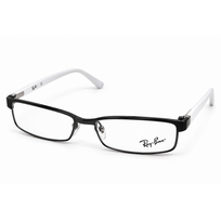 Ray-Ban RB1032 4005 vaikiški akinių rėmeliai – juodi / balti
