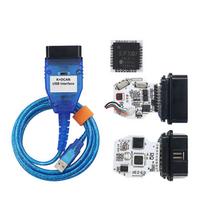 Full Chips For BMW K+DCAN K+CAN K-Line With Switch FTDI FT232RL OBDII Diagnostic Interface 20pin Cable For BMW Scanner mėlyna