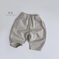 Casual Versatile Knit Harem Wide Leg Sweatpants For Unisex Kids 130cm abrikosas