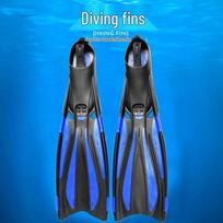 Snorkeling Set: Myopia Diving Mask, Dry Snorkel, and Long Fins Size 46-47