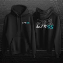 For CFMoto 675SS 2025 fans - Motorcycle hoodie-Casual Pullover Sweatshirt L black