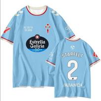 26-27 Season Royal Vigo Celta Fan Football Shirt 3D Printed Quick Drying Training Sports Short Sleeved Top XL