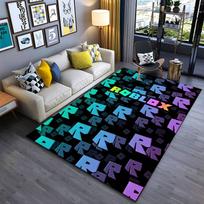 Roblox Logo with Gradient Pattern suitable as a non-slip mat for the living room or bedroom sofa 40x60cm( 15x23in ) gray