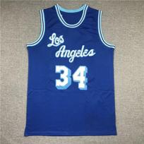 Womens Lakers NBA Basketball Jersey Shaquille ONeal 34 Embroidered Sportswear Loose Fit Hang Neck Long Sleeve